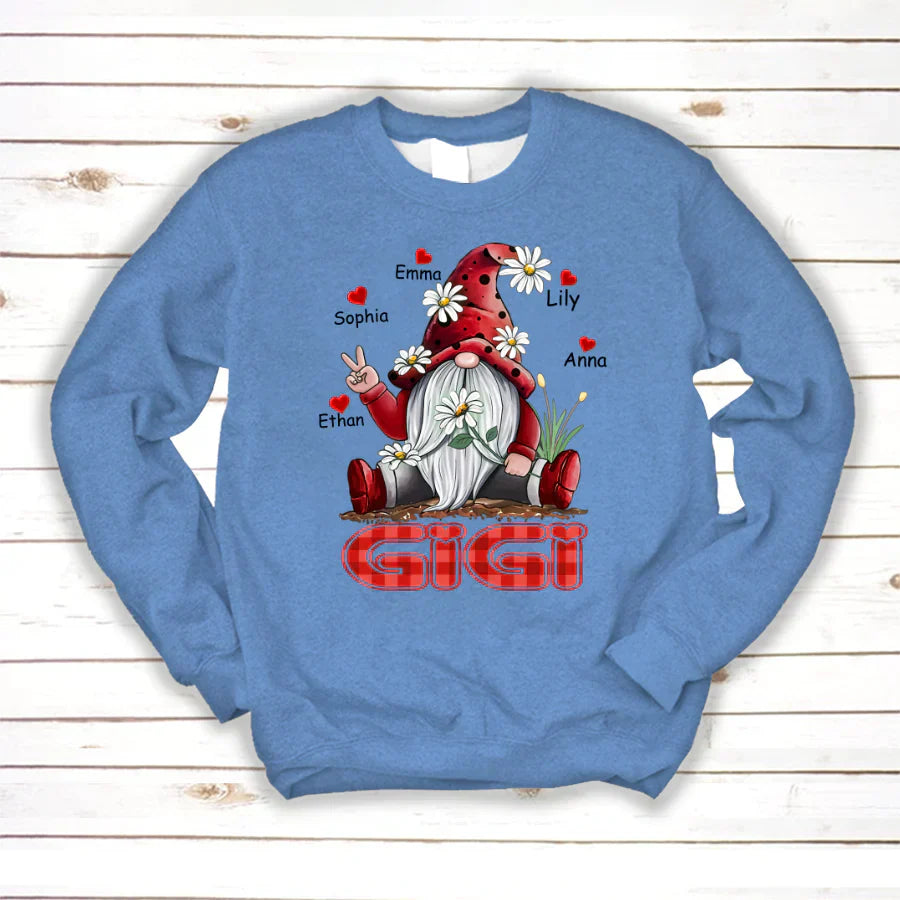 Gigi Gnome Heart Kids VT22120072 Sweatshirt