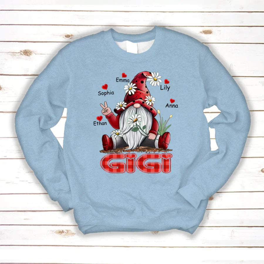Gigi Gnome Heart Kids VT22120072 Sweatshirt