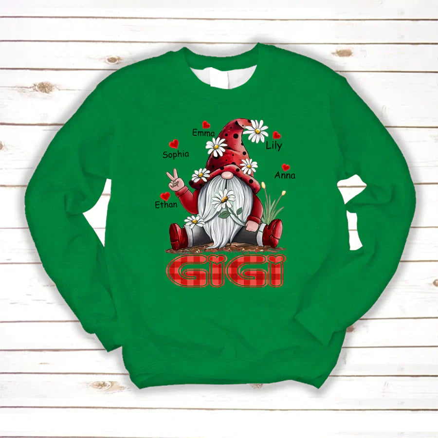 Gigi Gnome Heart Kids VT22120072 Sweatshirt