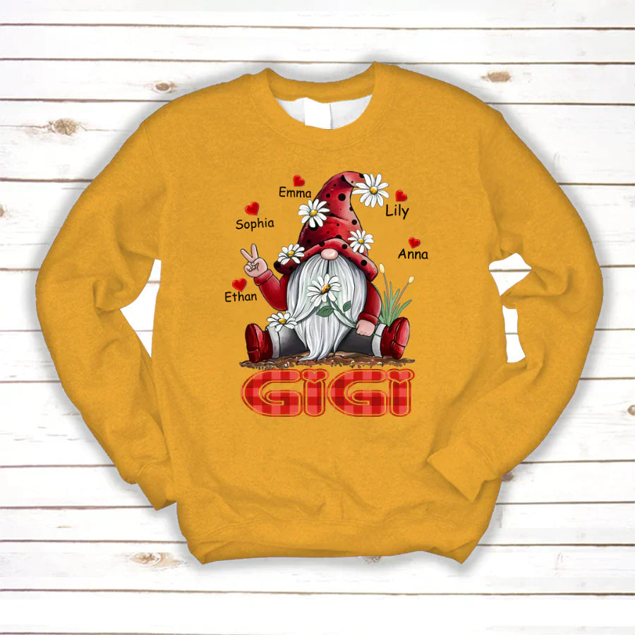 Gigi Gnome Heart Kids VT22120072 Sweatshirt