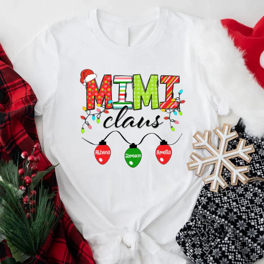 Mimi Claus And Grandkids CTH01 T-Shirt