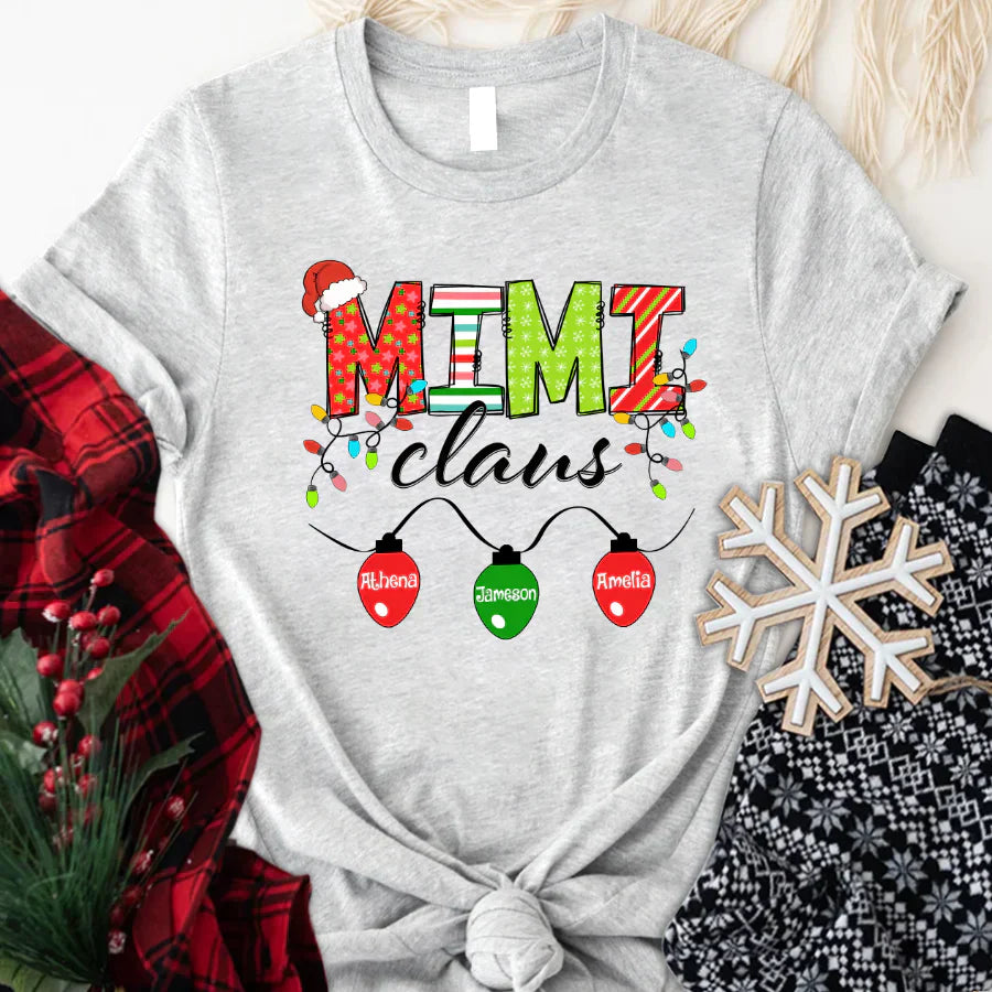 Mimi Claus And Grandkids CTH01 T-Shirt