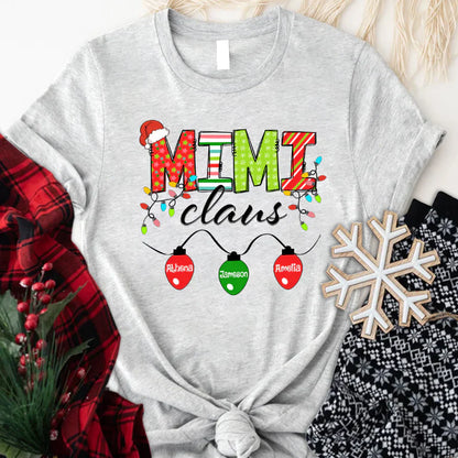 Mimi Claus And Grandkids CTH01 T-Shirt