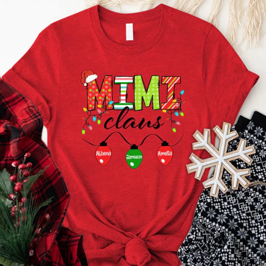 Mimi Claus And Grandkids CTH01 T-Shirt