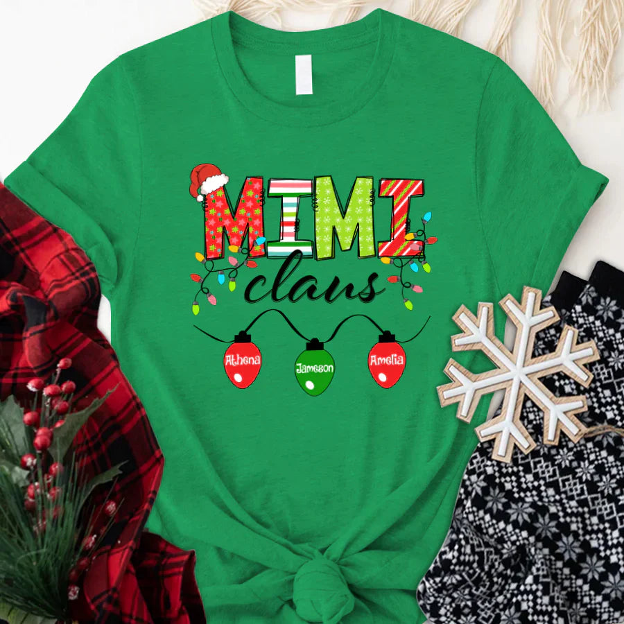 Mimi Claus And Grandkids CTH01 T-Shirt