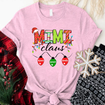 Mimi Claus And Grandkids CTH01 T-Shirt