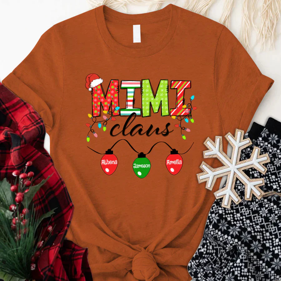 Mimi Claus And Grandkids CTH01 T-Shirt