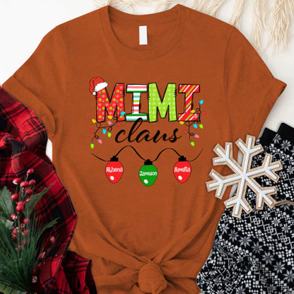Mimi Claus And Grandkids CTH01 T-Shirt