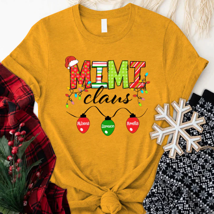 Mimi Claus And Grandkids CTH01 T-Shirt