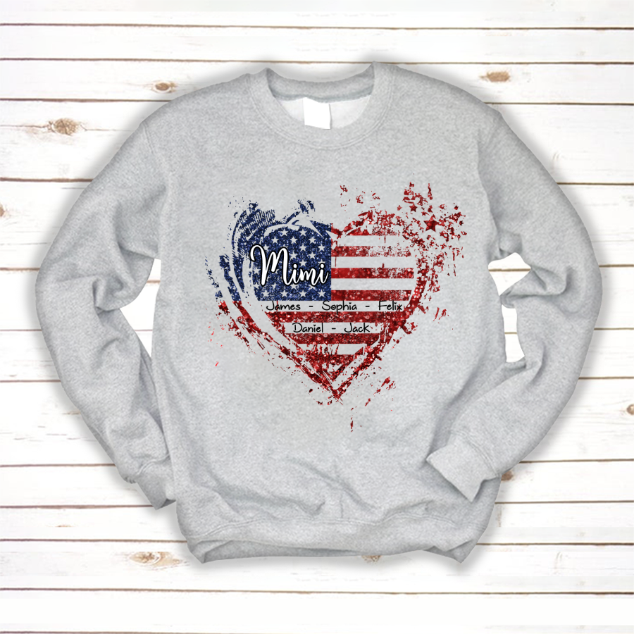 Mimi Heart American Sweatshirt