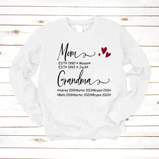 Mom And Grandma Kids Est VT22120093 Sweatshirt
