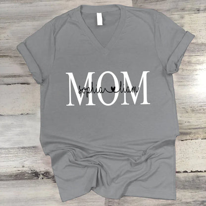 Mom And Kids Heart VTN2212002 V-Neck