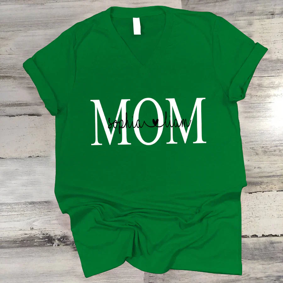Mom And Kids Heart VTN2212002 V-Neck