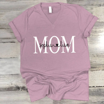 Mom And Kids Heart VTN2212002 V-Neck