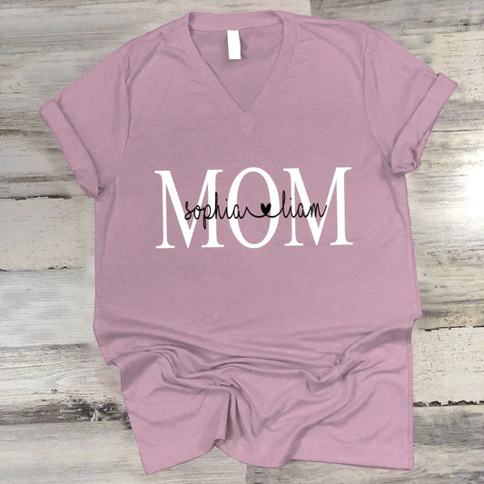 Mom And Kids Heart VTN2212002 V-Neck