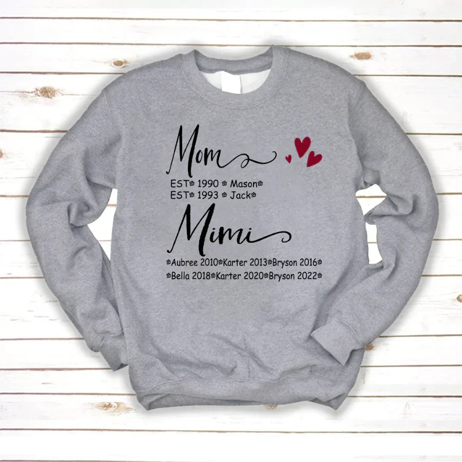Mom And Mimi Kids Est VT22120093 Sweatshirt