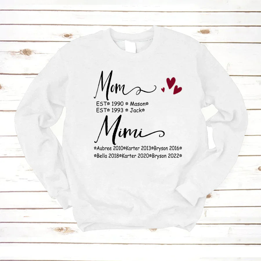 Mom And Mimi Kids Est VT22120093 Sweatshirt