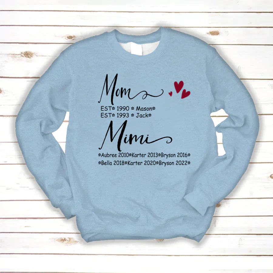 Mom And Mimi Kids Est VT22120093 Sweatshirt