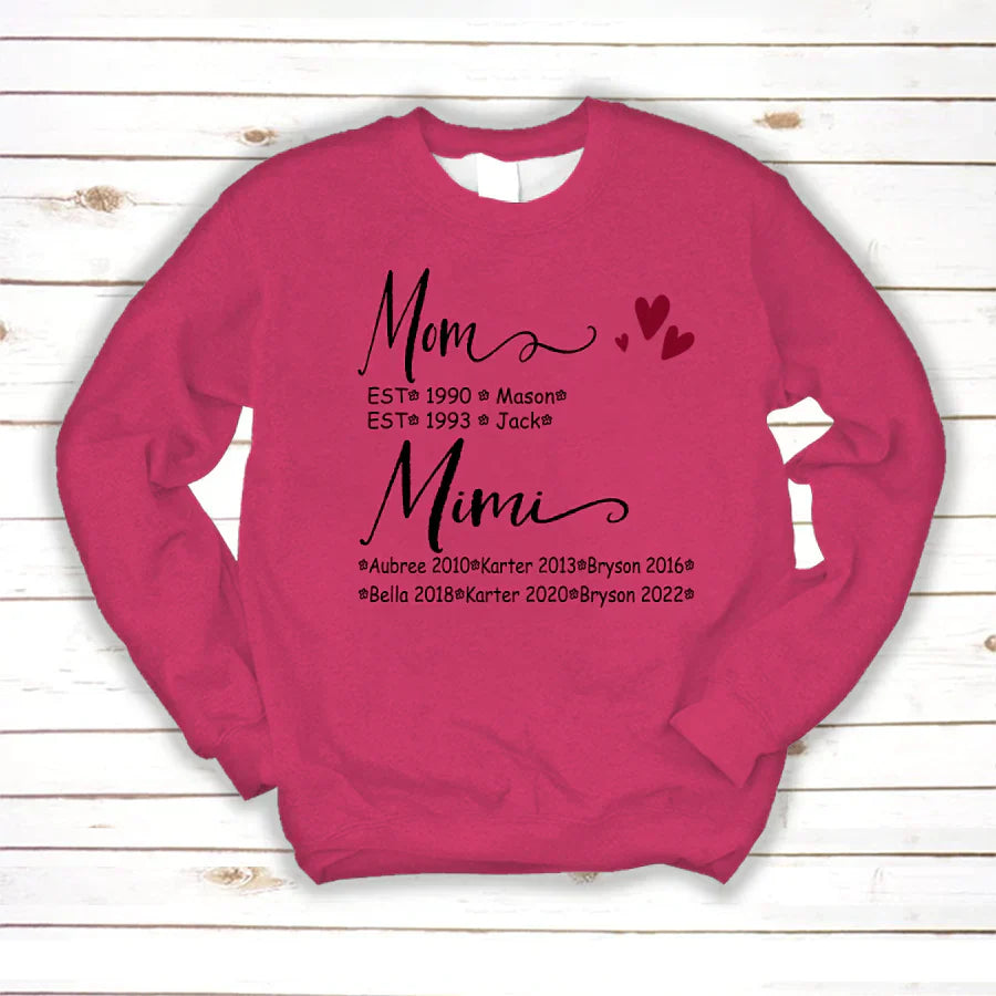 Mom And Mimi Kids Est VT22120093 Sweatshirt