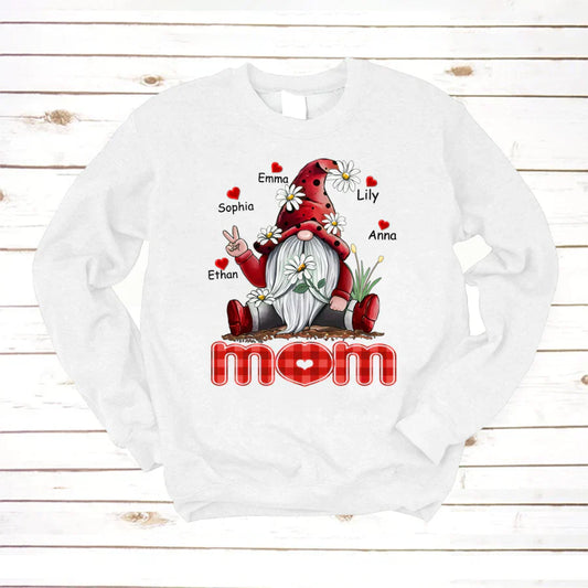 Mom Gnome Heart Kids VT22120072 Sweatshirt