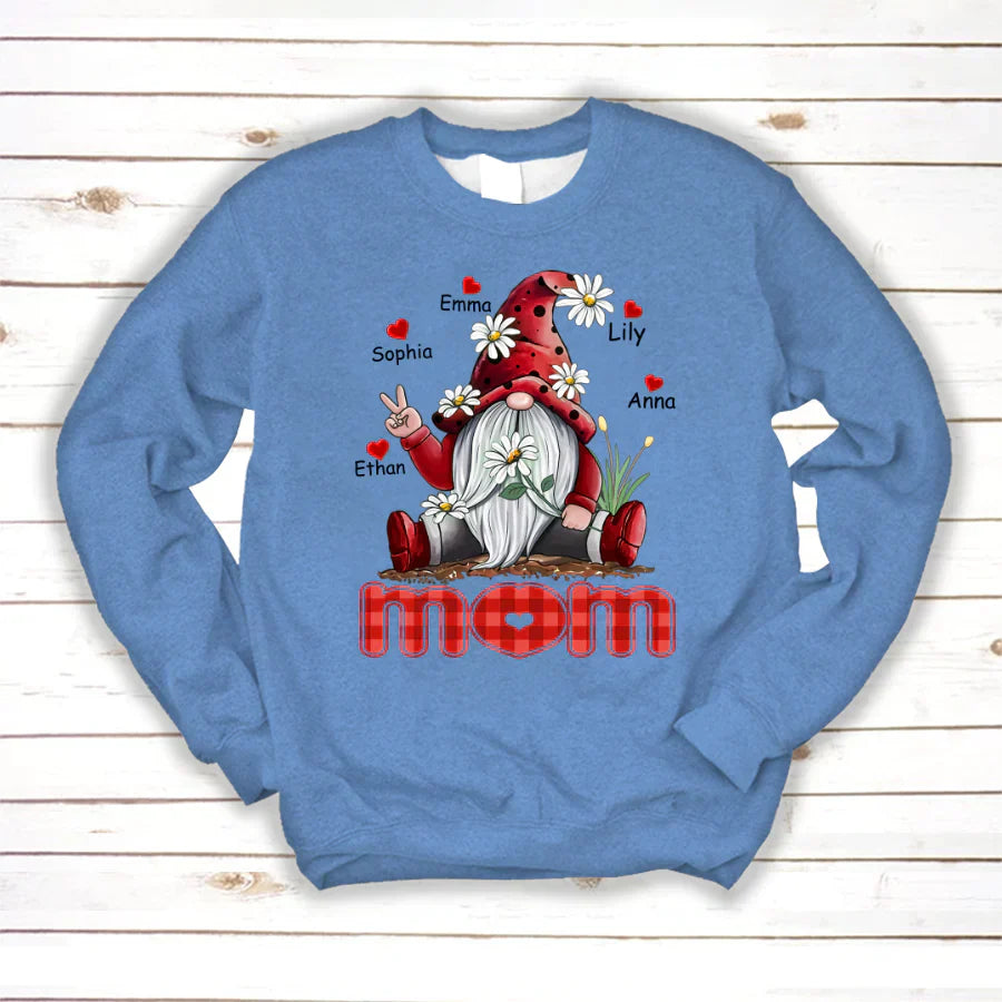 Mom Gnome Heart Kids VT22120072 Sweatshirt