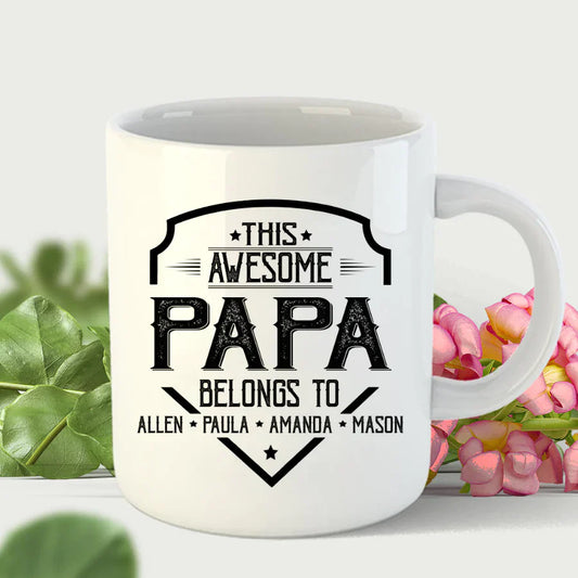 Papa Awesome Kids VT22120052 Mug
