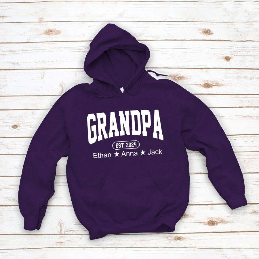 Personalized Dad Grandpa And Grandkids Father's Day Gift Shirt