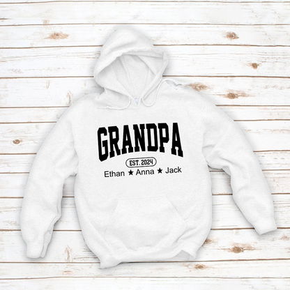 Personalized Dad Grandpa And Grandkids Father's Day Gift Shirt