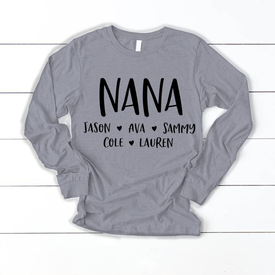 Personalized Nana Shirt, Mother's Day Gifts For Grandma