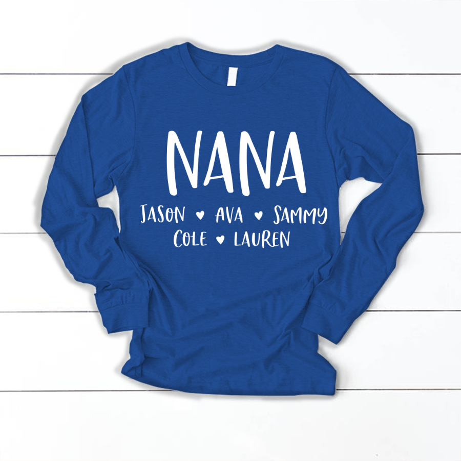 Personalized Nana Shirt, Mother's Day Gifts For Grandma
