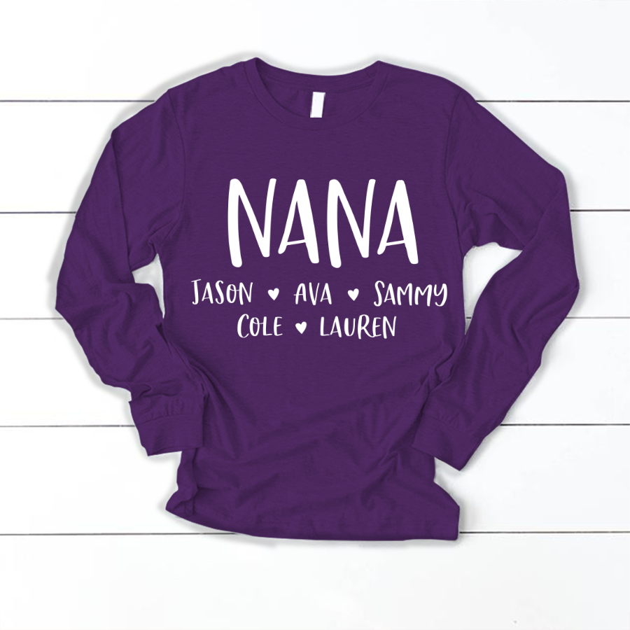 Personalized Nana Shirt, Mother's Day Gifts For Grandma
