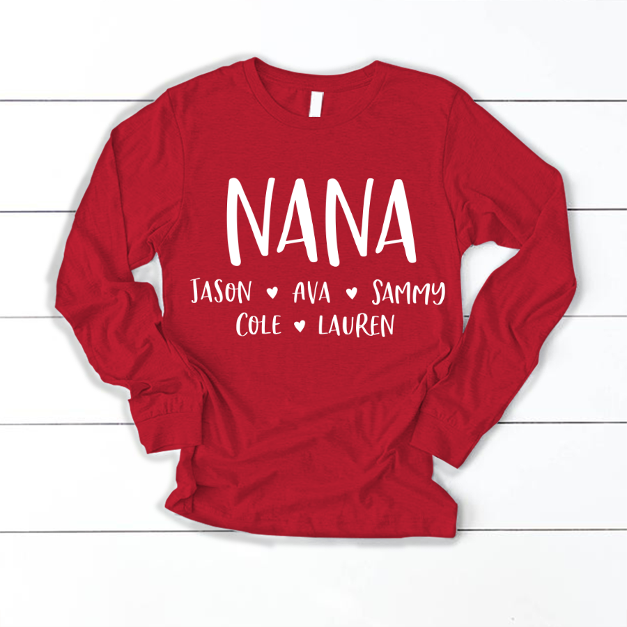 Personalized Nana Shirt, Mother's Day Gifts For Grandma