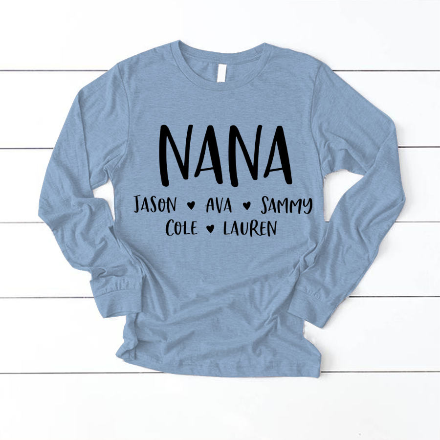 Personalized Nana Shirt, Mother's Day Gifts For Grandma