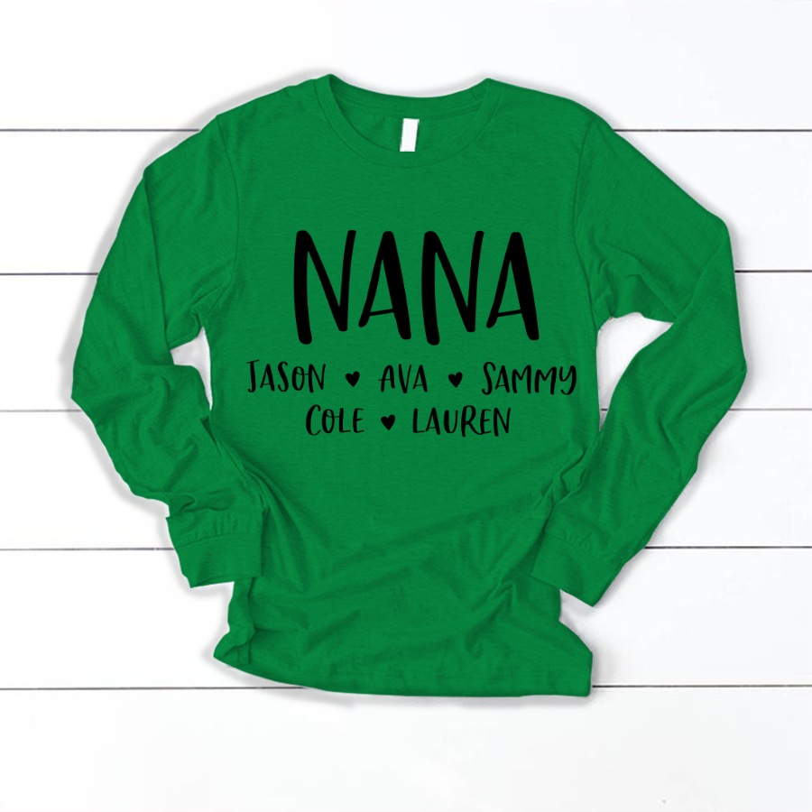 Personalized Nana Shirt, Mother's Day Gifts For Grandma