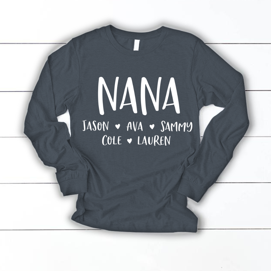 Personalized Nana Shirt, Mother's Day Gifts For Grandma