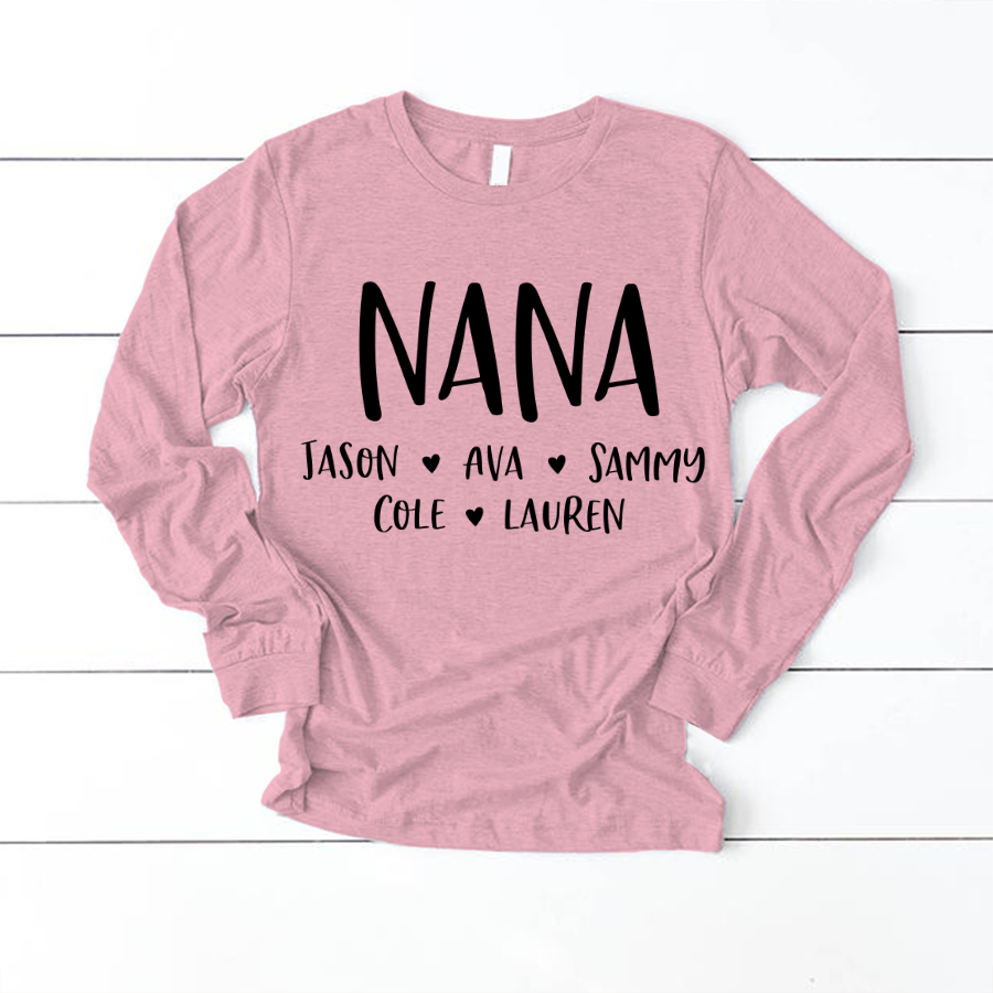 Personalized Nana Shirt, Mother's Day Gifts For Grandma