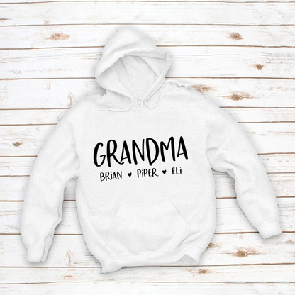 Personalized Grandma Shirt, Mother's Day Gifts For Grandma