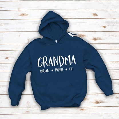 Personalized Grandma Shirt, Mother's Day Gifts For Grandma