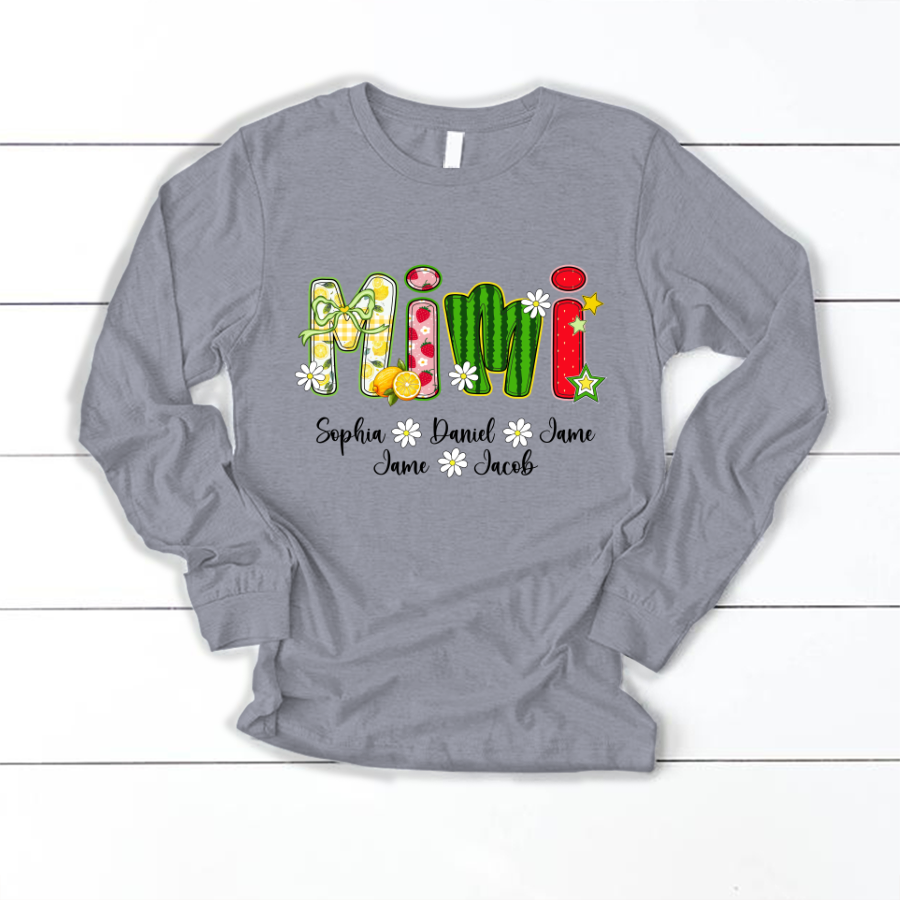 Summer Fruit Design Personalized Gift Mimi with Grandkids