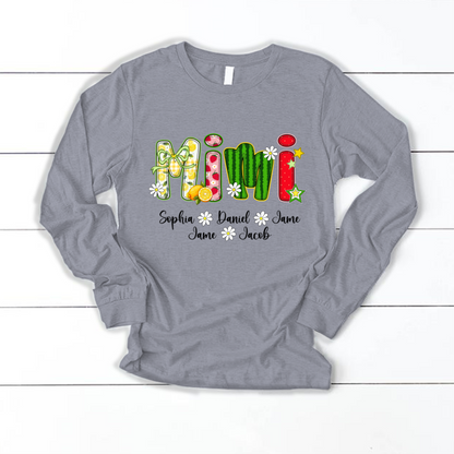 Summer Fruit Design Personalized Gift Mimi with Grandkids