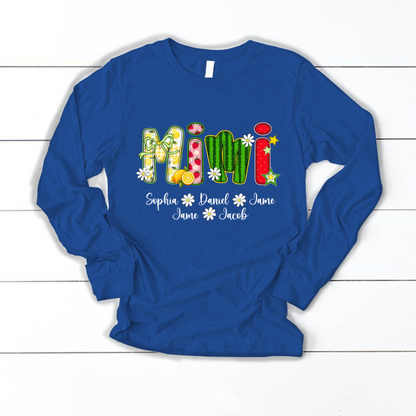 Summer Fruit Design Personalized Gift Mimi with Grandkids