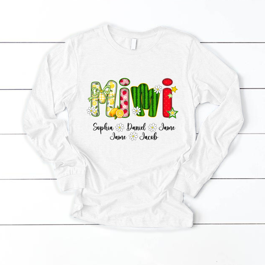 Summer Fruit Design Personalized Gift Mimi with Grandkids