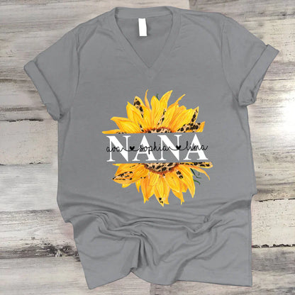 Sunflowers Nana And Kids VTN221126 V-Neck