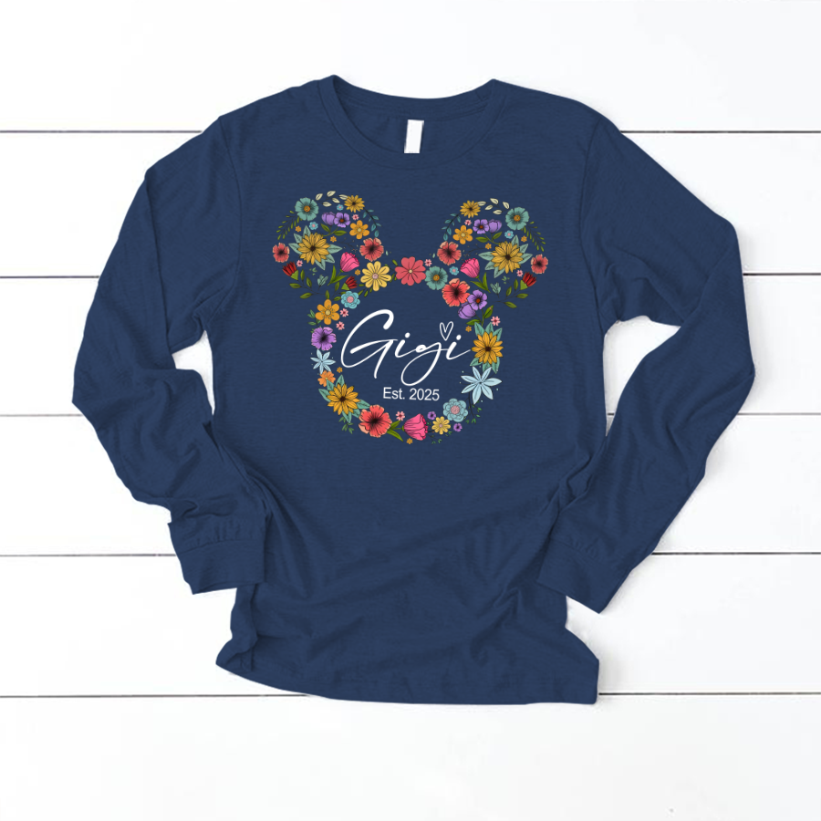 Test Custom Gigi Floral Mother's Day Gift Shirt