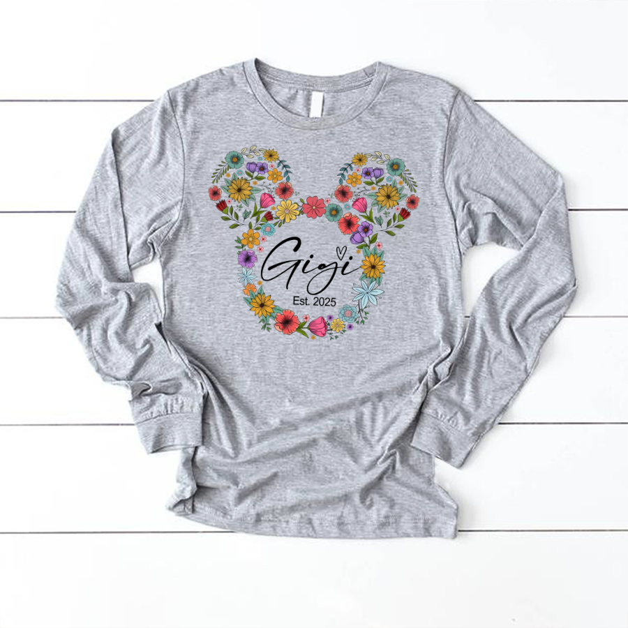 Test Custom Gigi Floral Mother's Day Gift Shirt