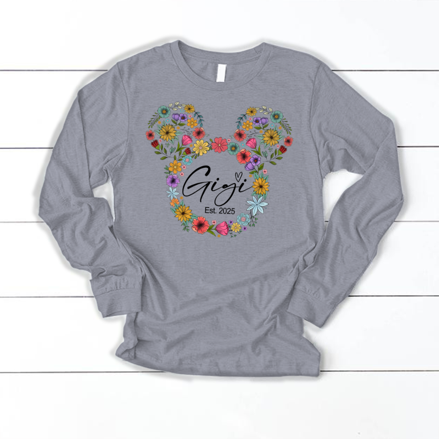 Test Custom Gigi Floral Mother's Day Gift Shirt