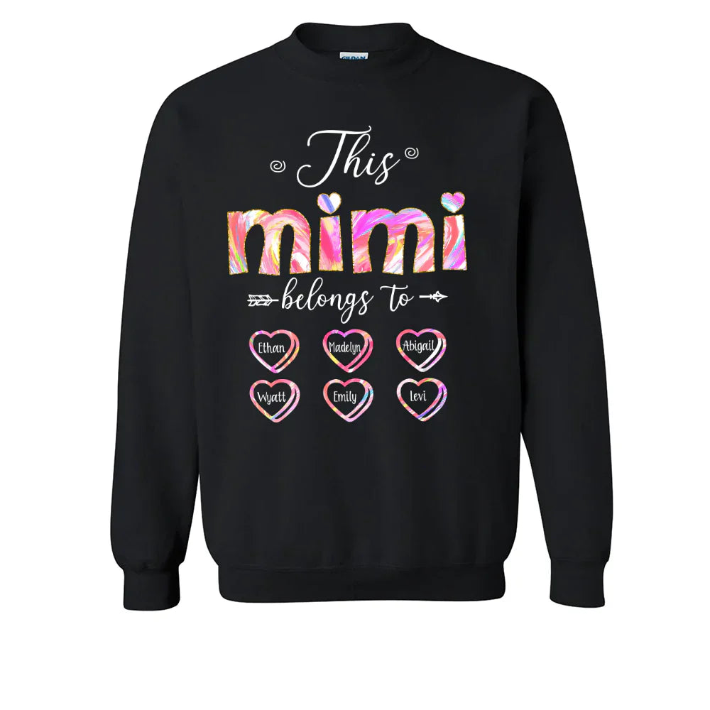 This Mimi Belongs to heart trend 2023 Sweatshirt