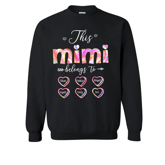 This Mimi Belongs to heart trend 2023 Sweatshirt