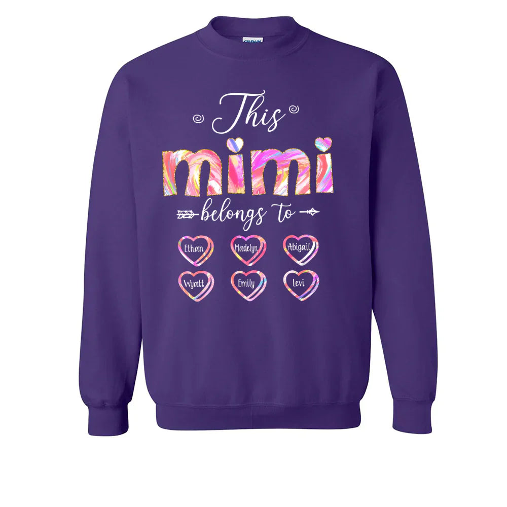 This Mimi Belongs to heart trend 2023 Sweatshirt