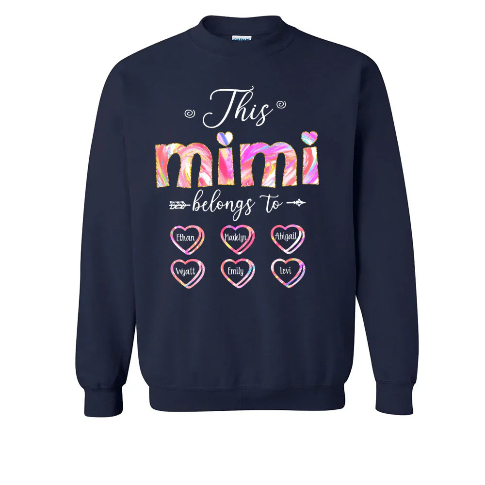This Mimi Belongs to heart trend 2023 Sweatshirt